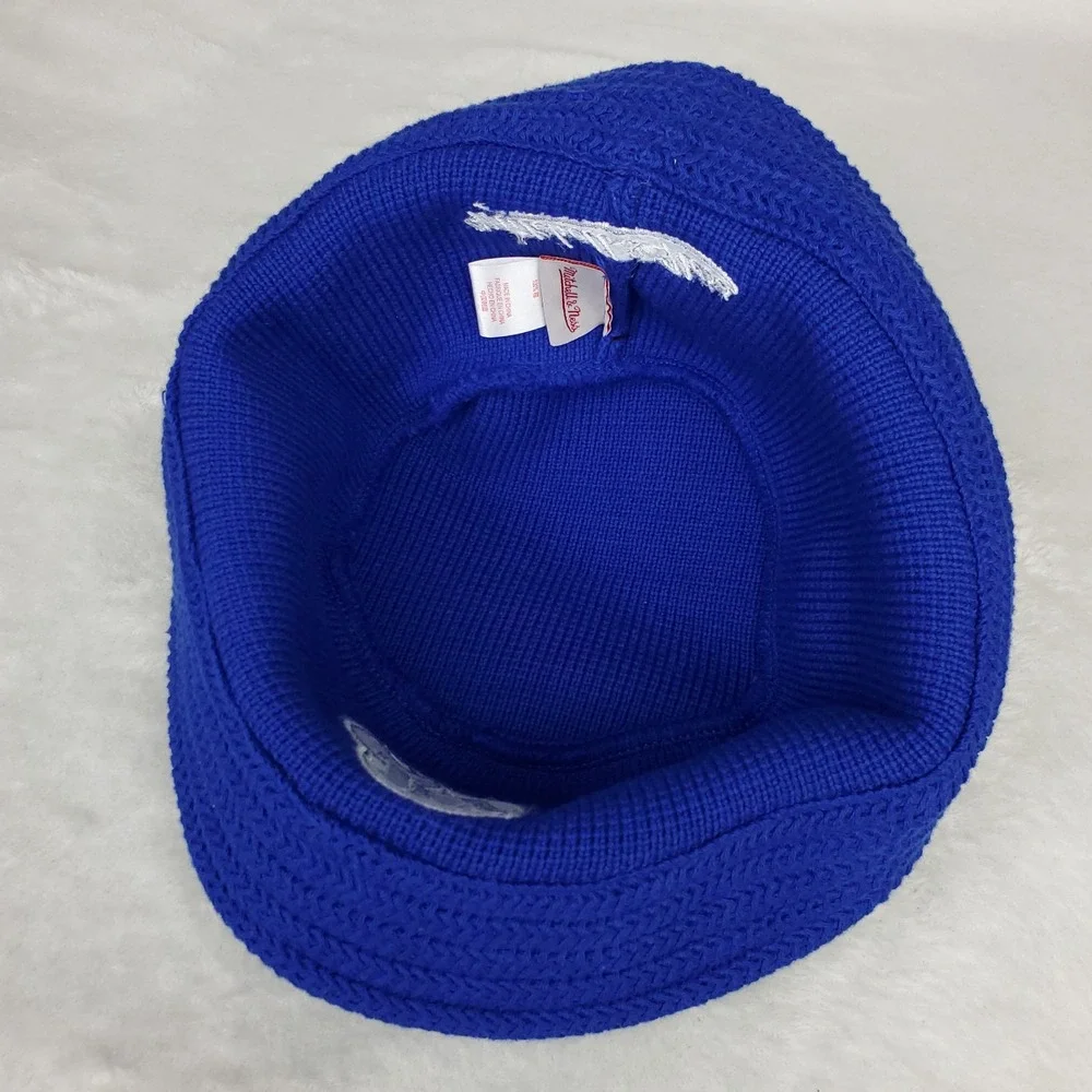 Dallas Mavs Mitchell &‎ Ness NBA Bucket Hat Cap Embroidery Logo Blue NWT